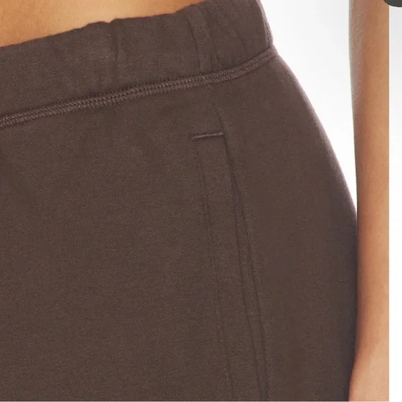 NWT Skims Fleece Classic Straight Leg Pants! Size 2X Dark Sepia! - Picture 2 of 6